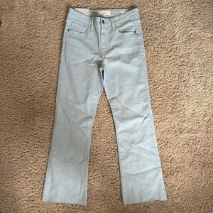 NWT sage green cropped pants